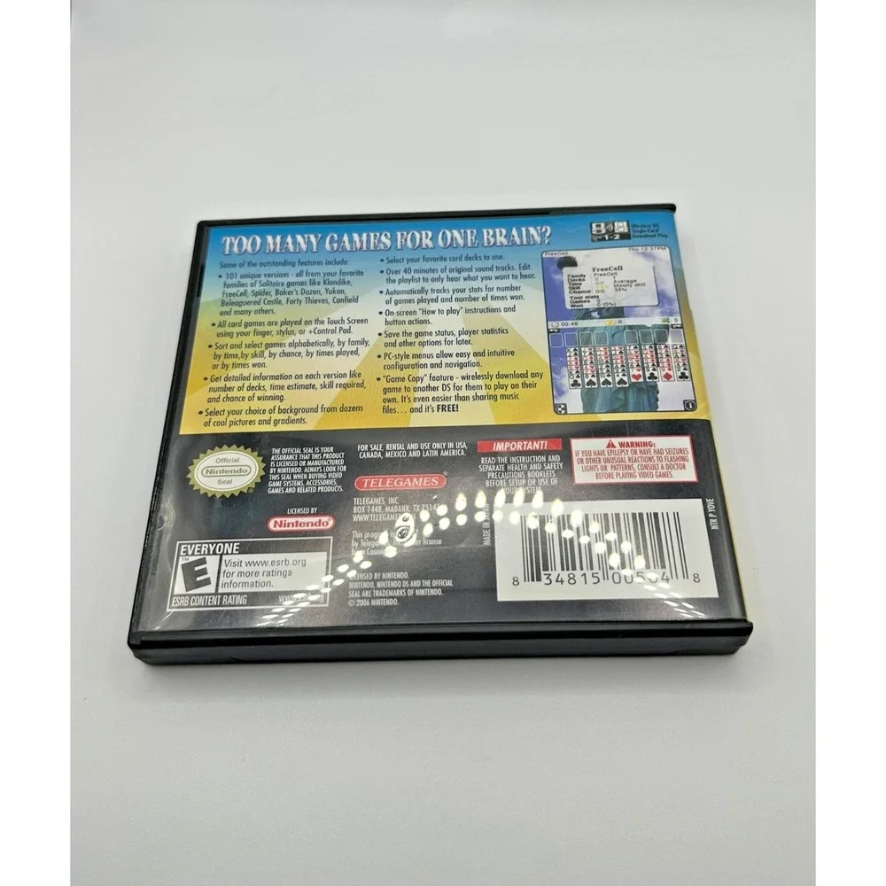 Solitaire Overload (Nintendo DS, 2007)